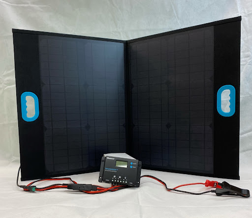 Foldable Solar Panel and Charge Controller