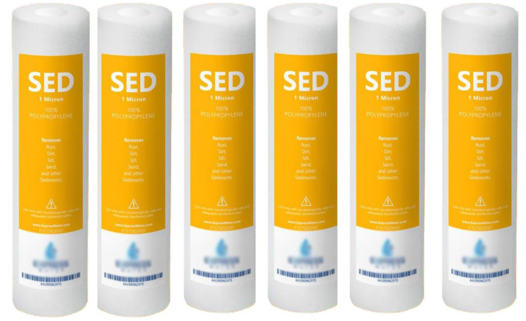 10-inch Sediment filters (6-pack)