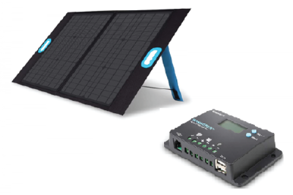 Solar Panel and Charge Controller for PortaWell™